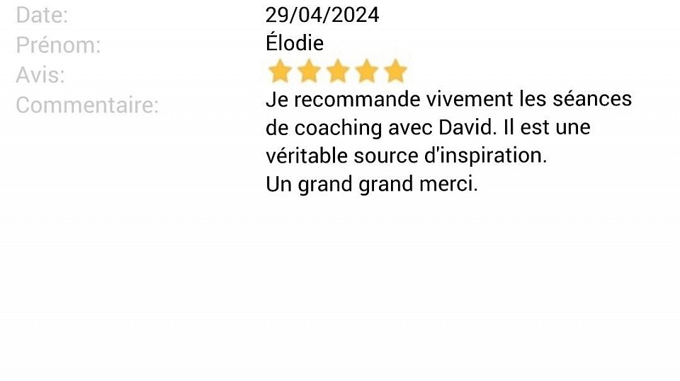 Avis 5 étoiles David-Médium-Magnétiseur-Voyant-Coach de Vie en Normandie